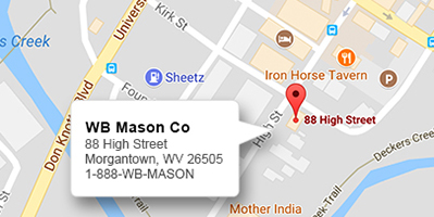 Morgantown Location Map